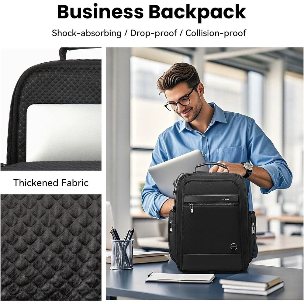 CROSSGEAR Business Laptop Backpack for Men Women, 20L Large Bookbag Travel NEW!
